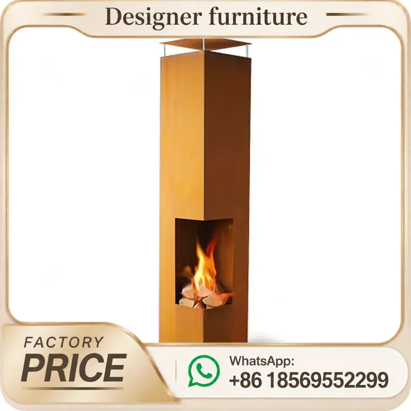 Outdoor Camping Furniture - Portable Wood Pellet Stove With Chimney