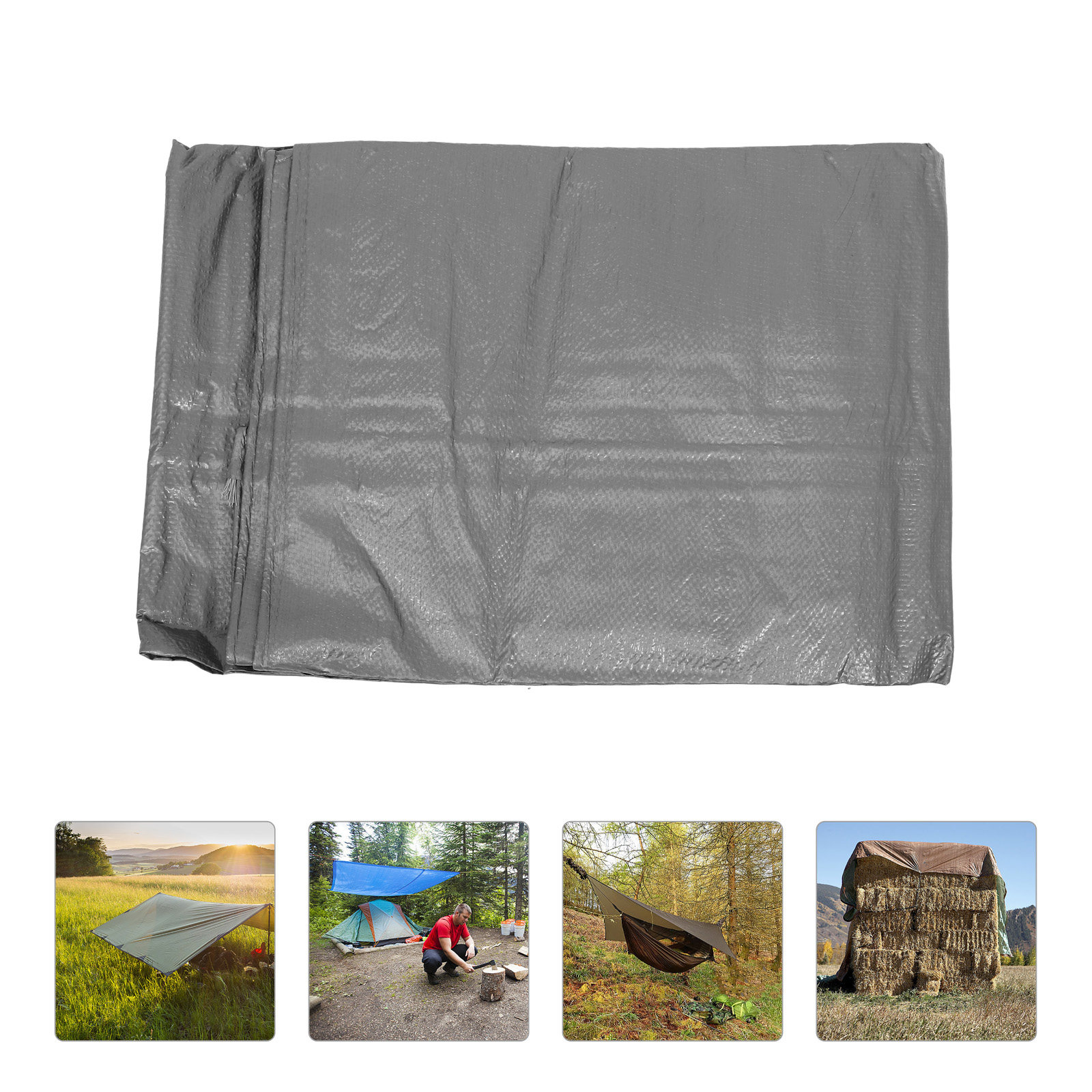 Outdoor Camping Canopy - Waterproof Heavy Duty Outdoor Tarpaulin Pe