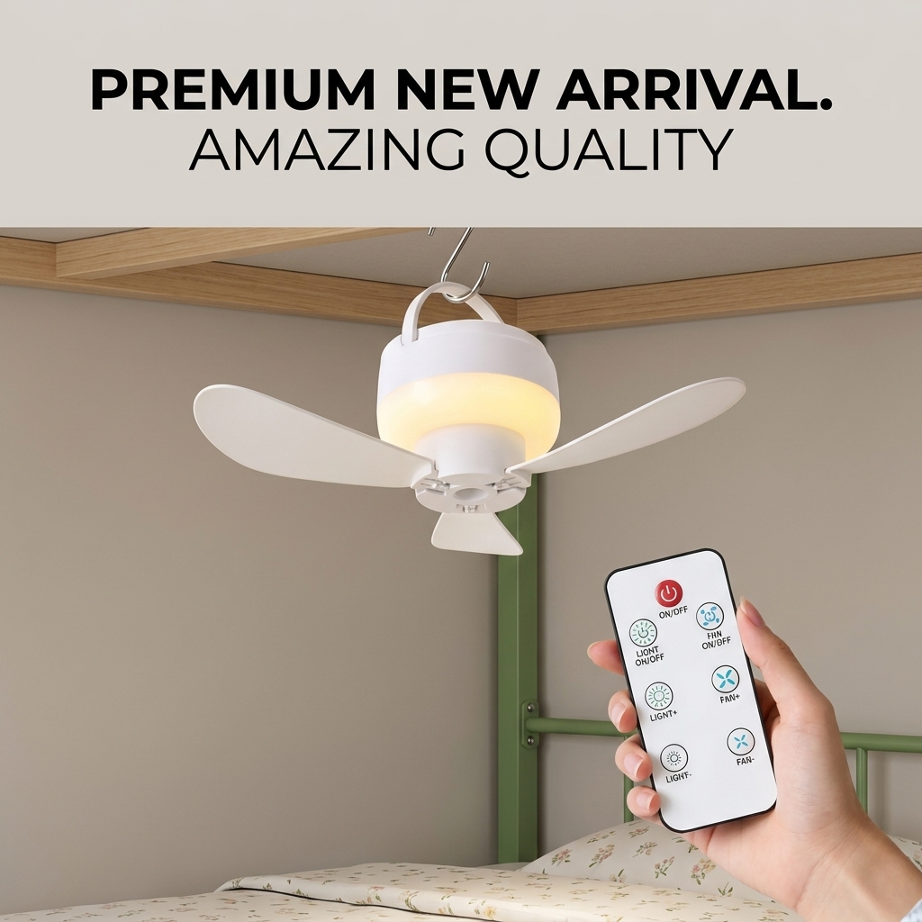 Small Ceiling Fan Portable USB - Outdoor Camping Cot review and price