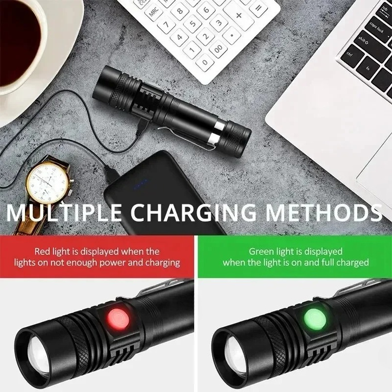 T6 LED Rechargeable Flashlight - Headlamp review and price