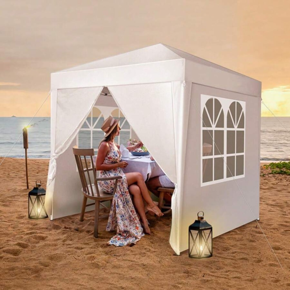 6.5x6.5 ft Pop Up Canopy Tent  - Outdoor Camping Canopy review and price