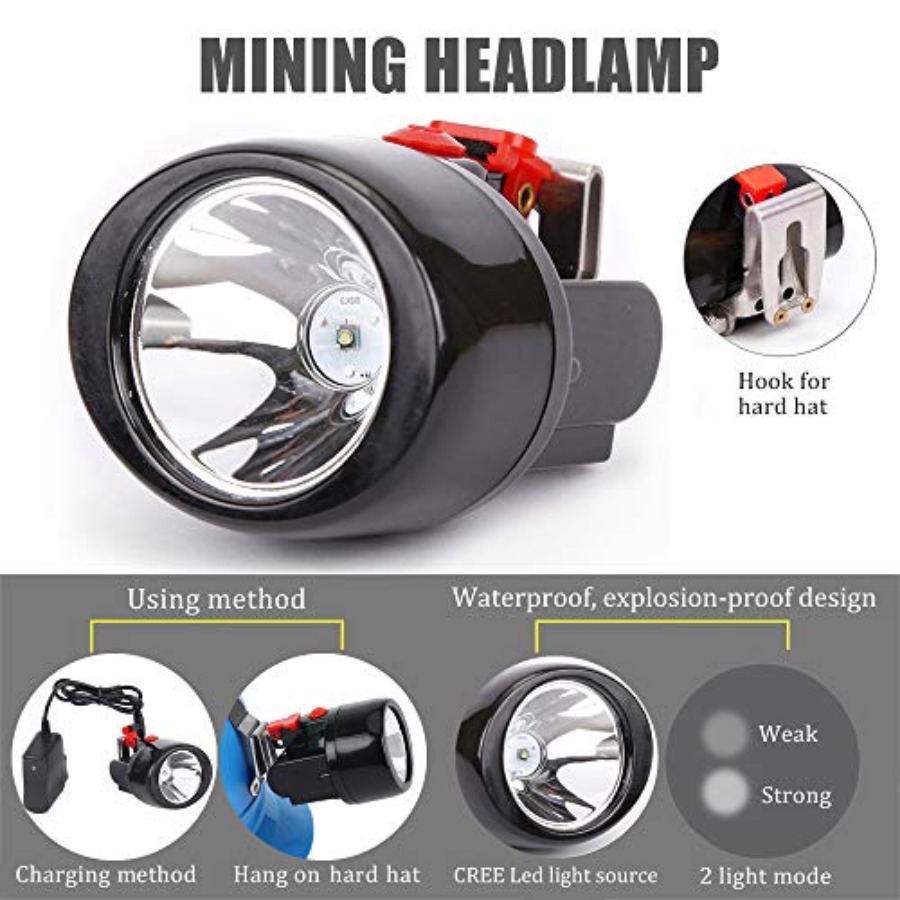Rechargeable LED Mining Headla - Headlamp review and price