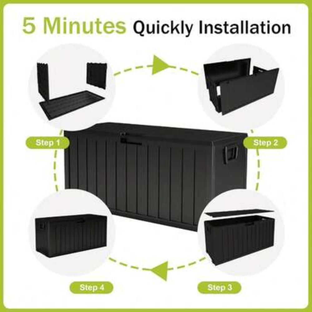 75 Gallon Outdoor Storage Box  - Outdoor Camping Decke review and price
