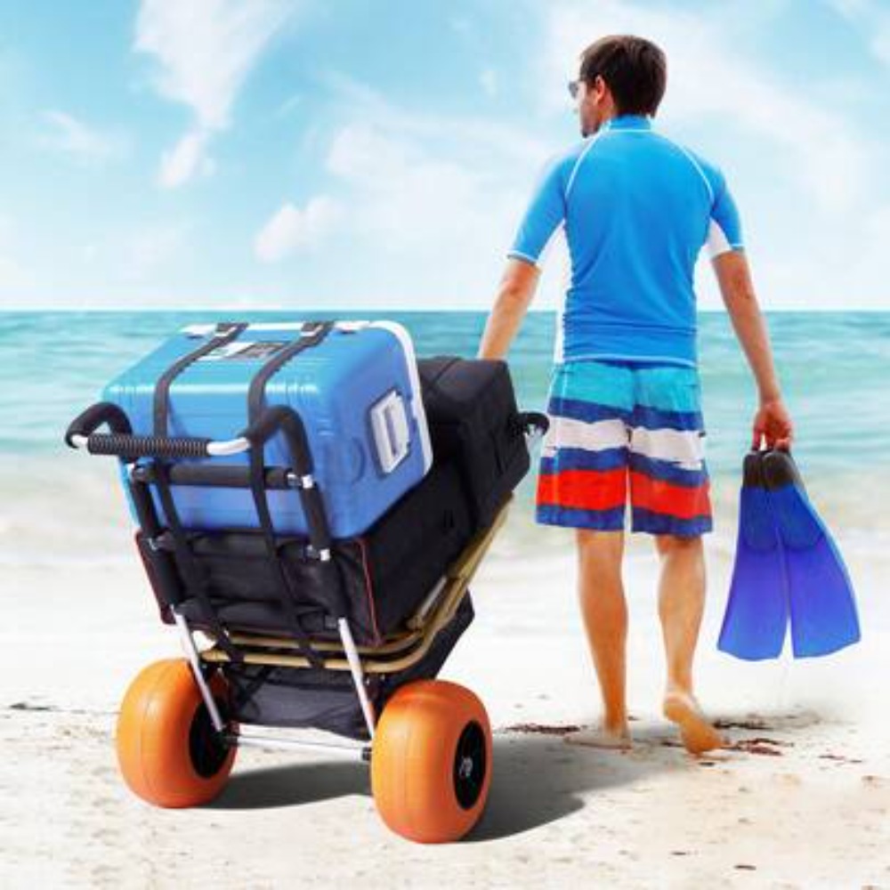 Beach Cart Folding Wagon with  - Outdoor Camping Decke review and price