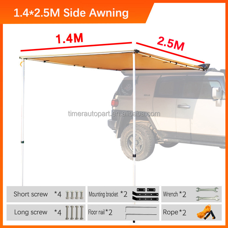 Custom Logo Sunscreen Car Awni - Outdoor Camping Canopy review and price