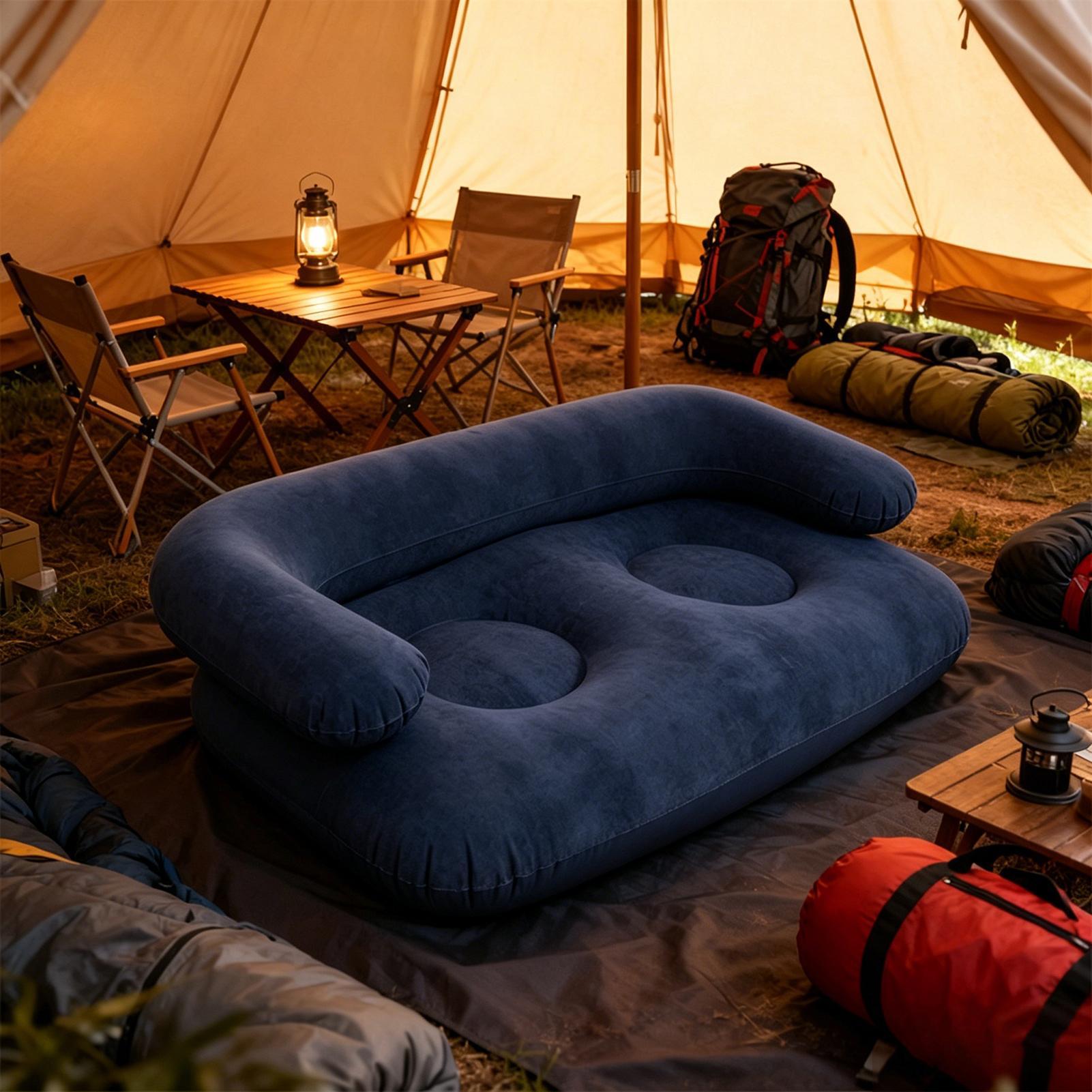 135X66X45cm Flocked Inflatable - Outdoor Camping Decke review and price