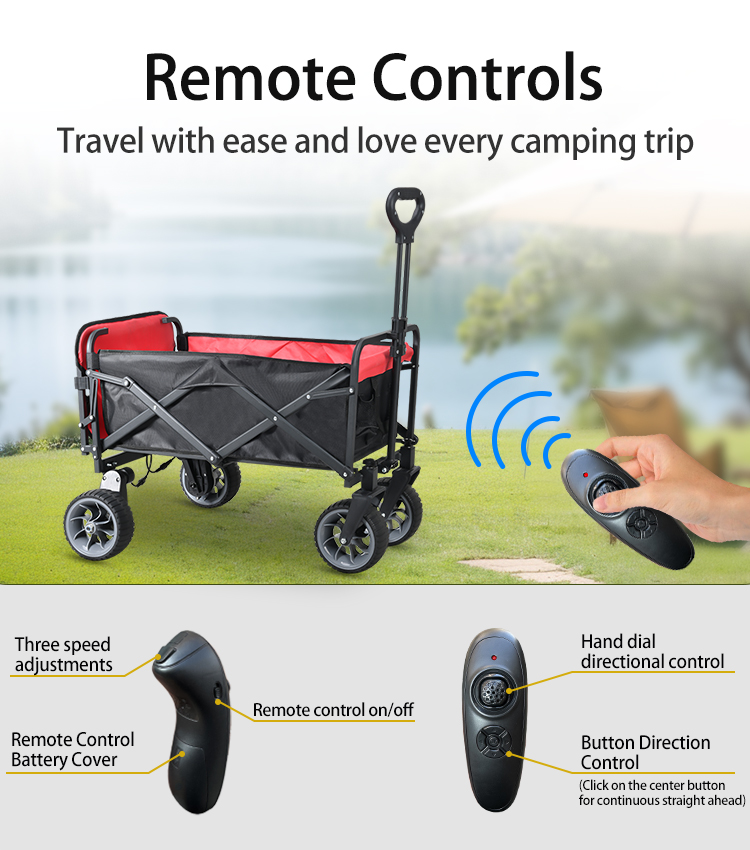 Electric Camping Wagon Cart Fo - Outdoor Camping Furniture review and price
