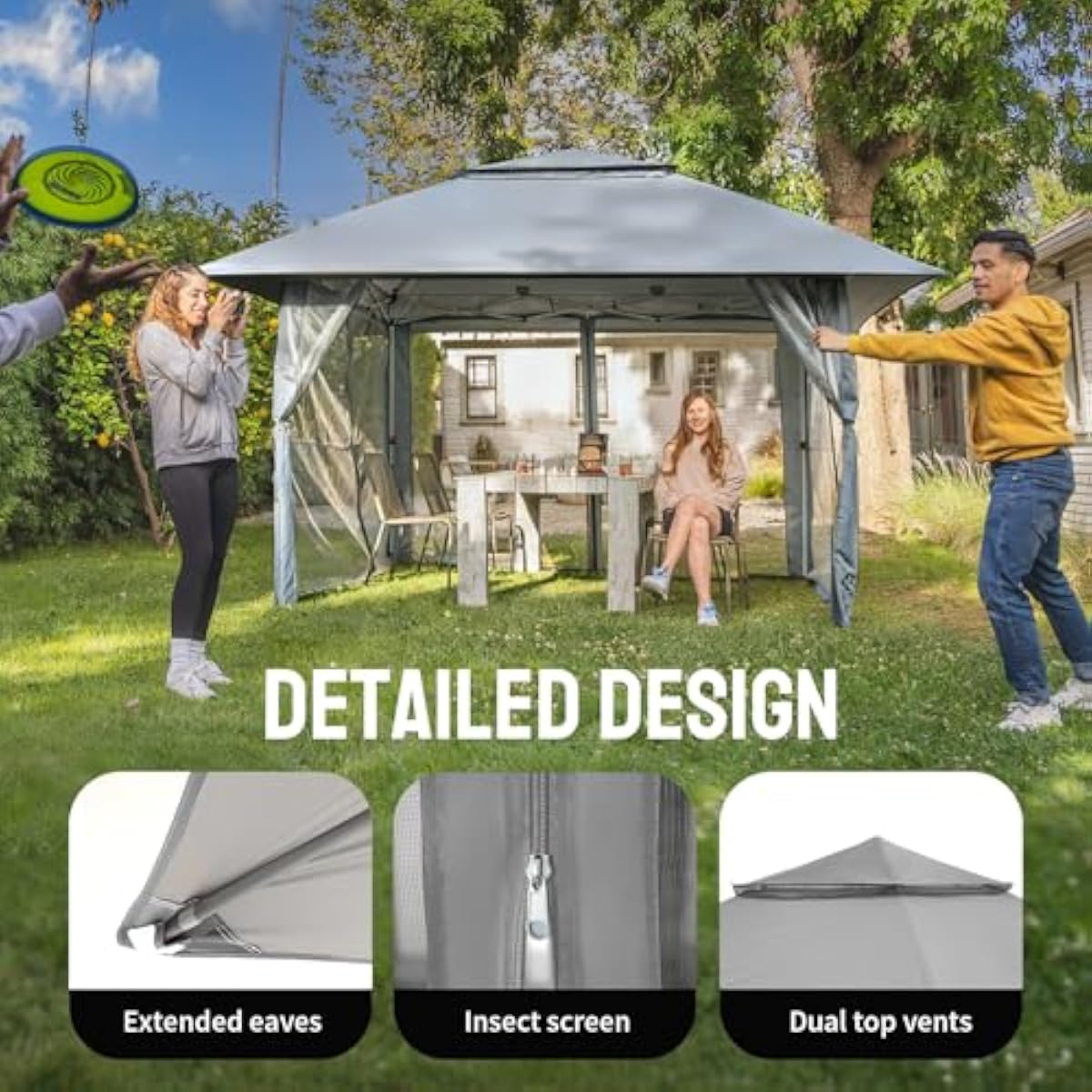 13x13 ft Instant Canopy Tent w - Outdoor Camping Canopy review and price