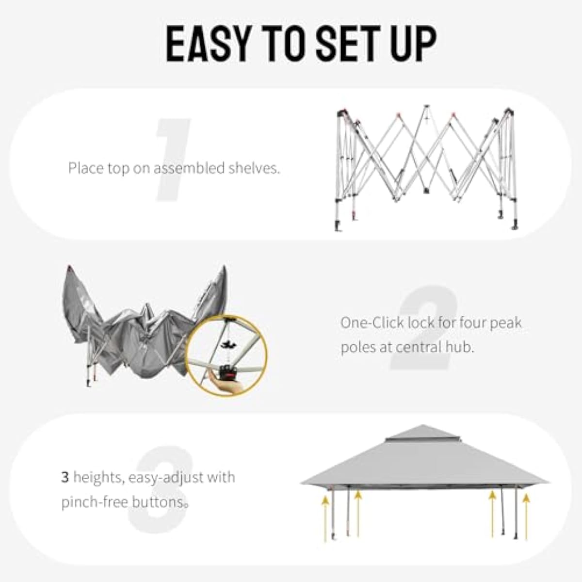 13x13 ft Instant Canopy Tent w - Outdoor Camping Canopy review and price