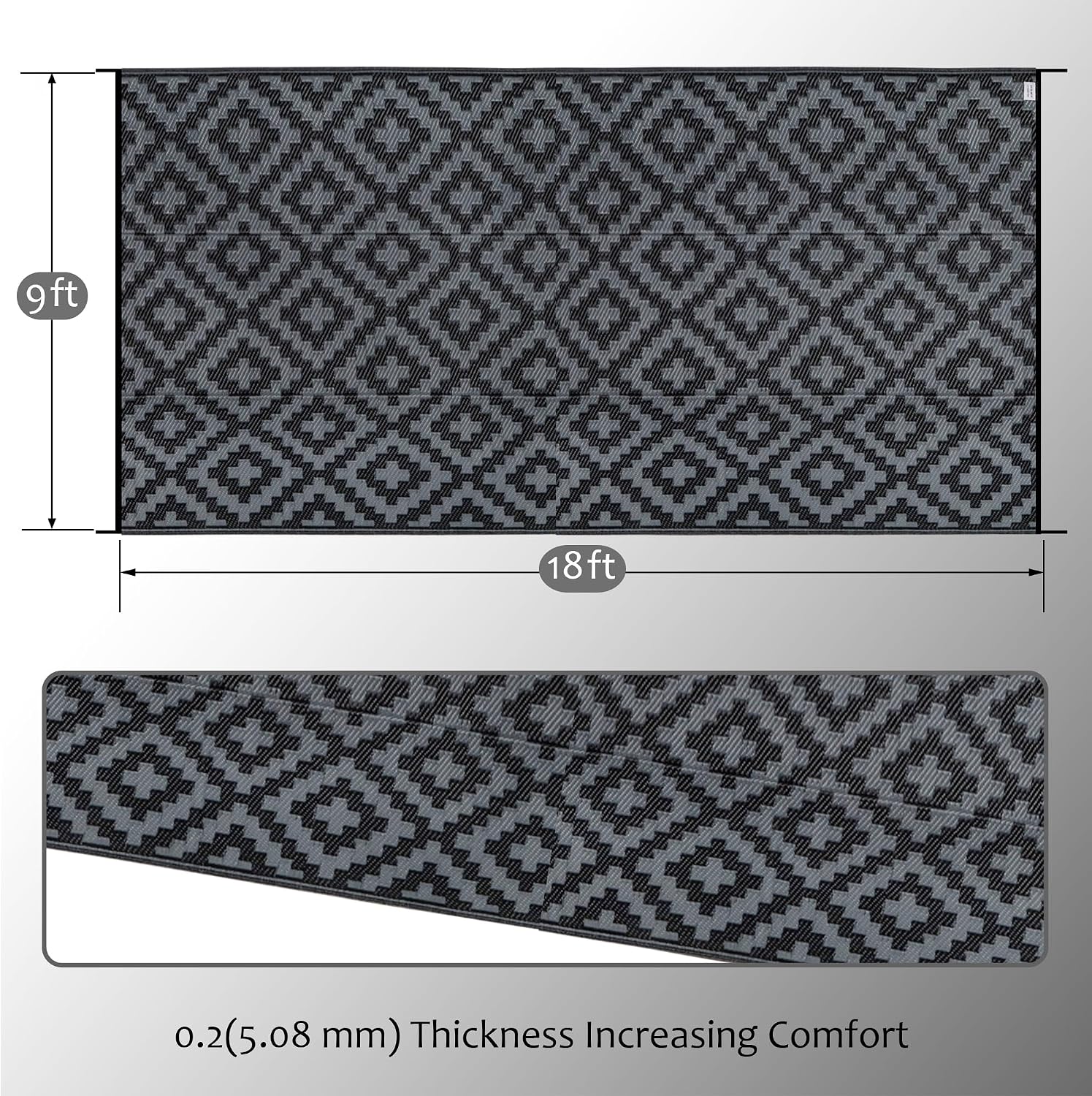 Waterproof Outdoor Rug 9x18 ft - Outdoor Camping Rugs 9X18 review and price