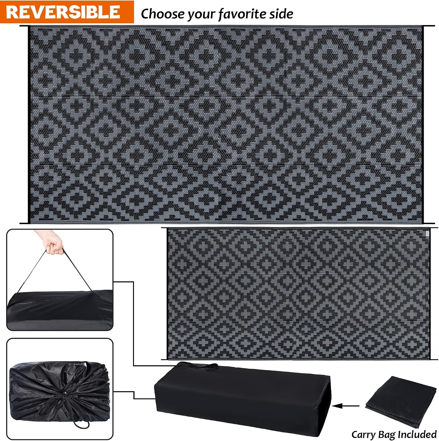 Waterproof Outdoor Rug 9x18 ft - Outdoor Camping Rugs 9X18 review and price