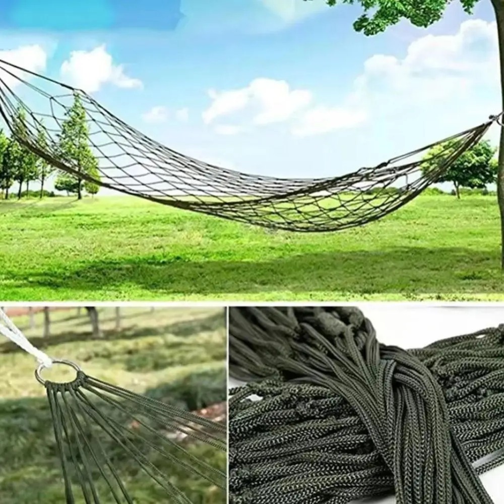 Nylon Rope Meshy Hammock For O - Outdoor Camping Hammock review and price