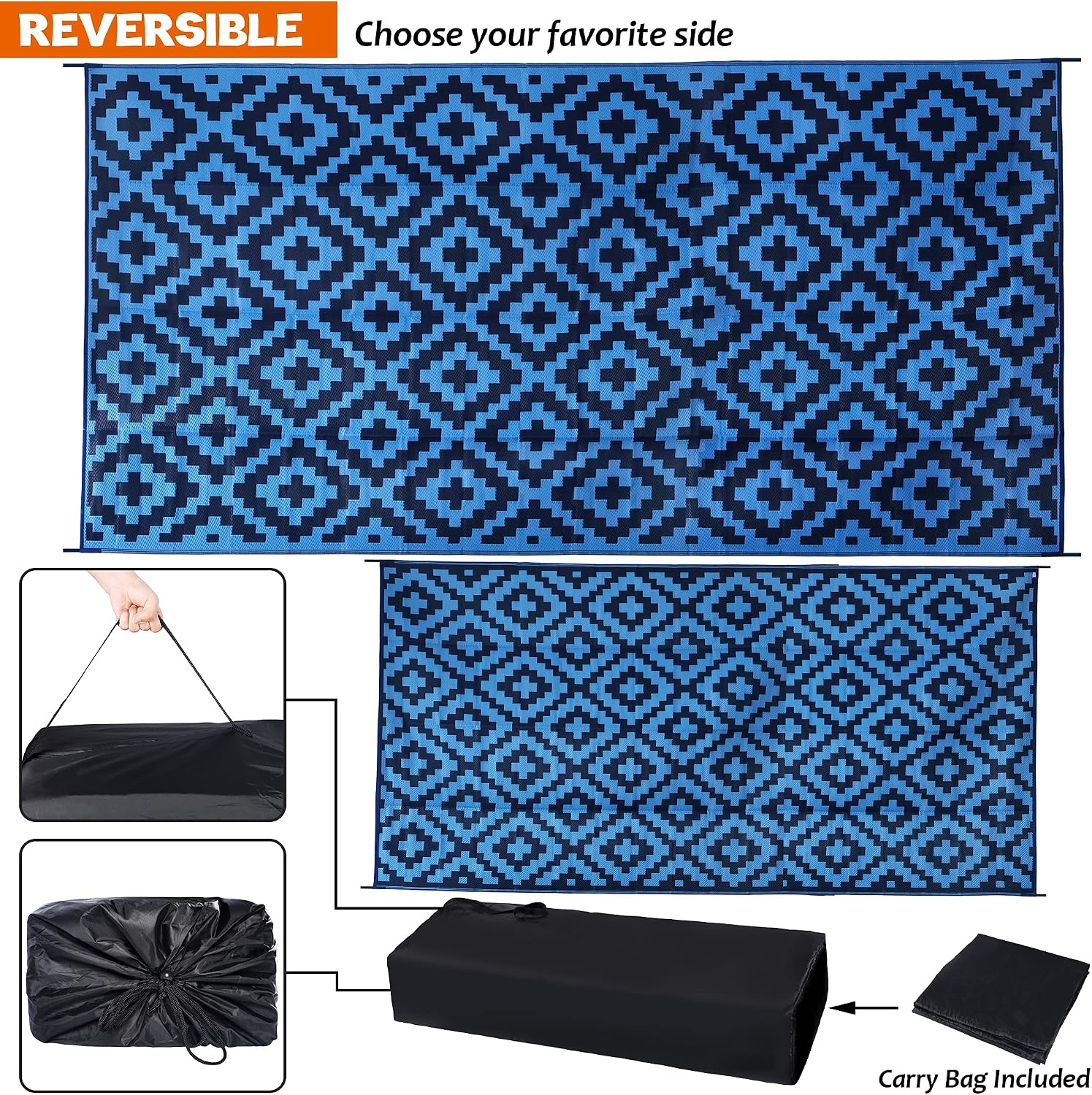Waterproof Outdoor Rug 9x18 ft - Outdoor Camping Rugs 9X18 review and price