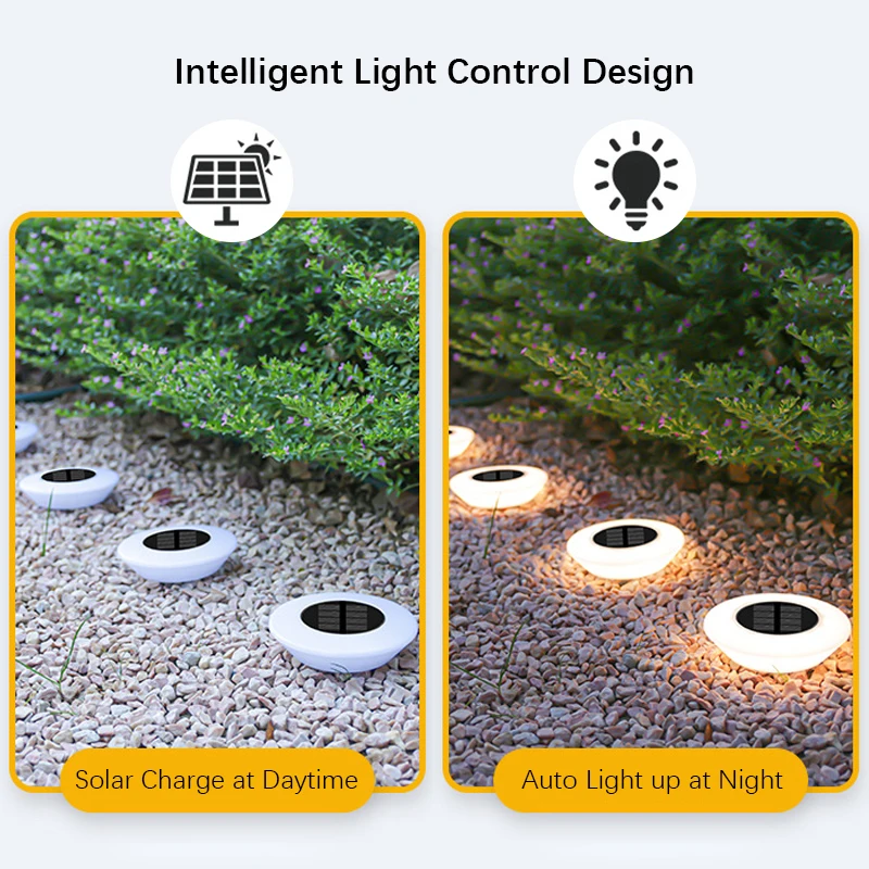 Solar Ground Lights 1/4Pack LE - Outdoor Camping Decke review and price