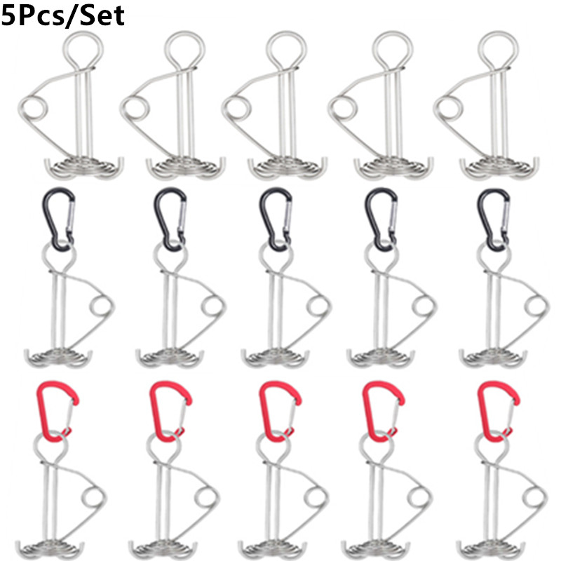 Windproof 5PCS Rope Buckle Ret - Outdoor Camping Decke review and price