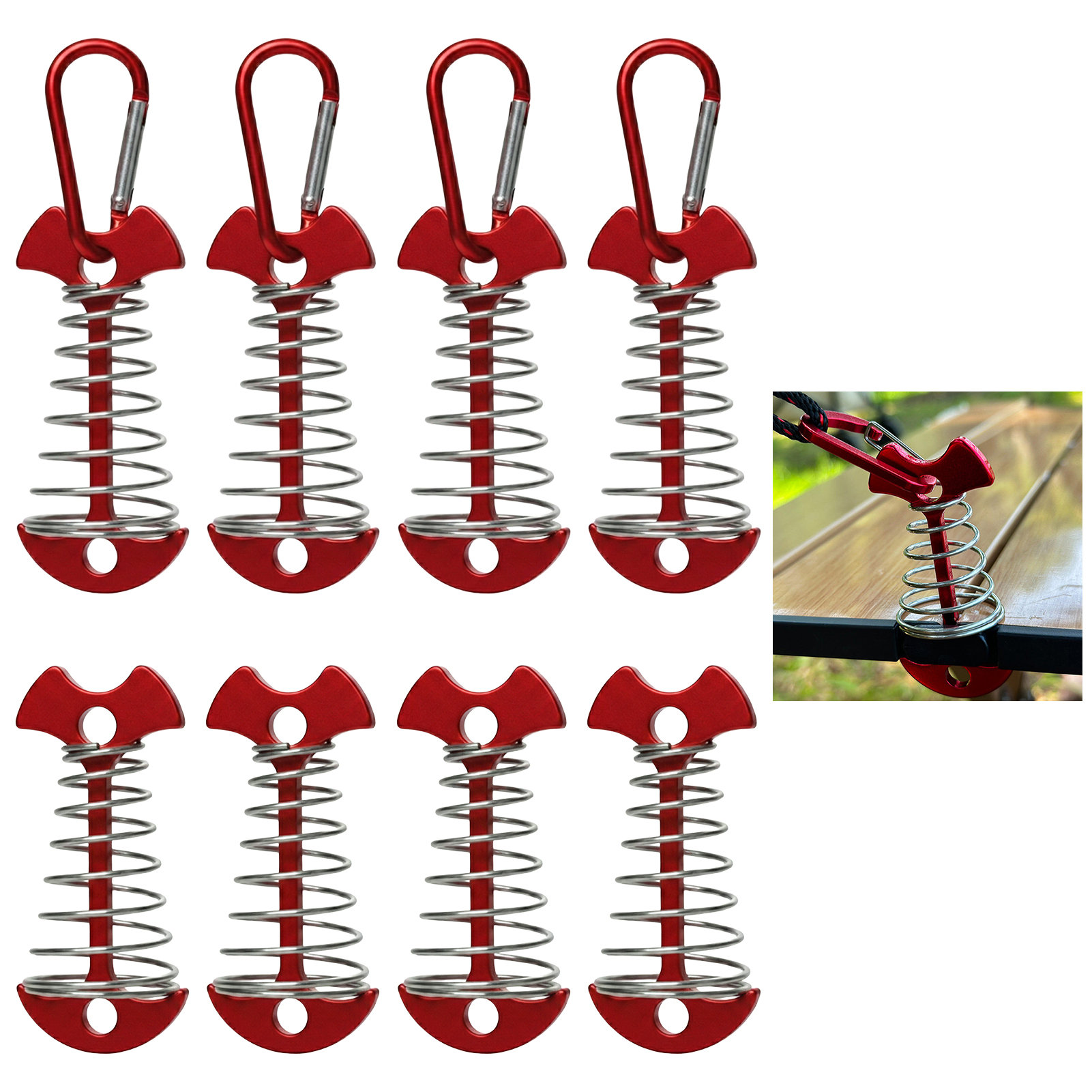 8pcs Adjustable Plank Floor Sp - Outdoor Camping Decke review and price