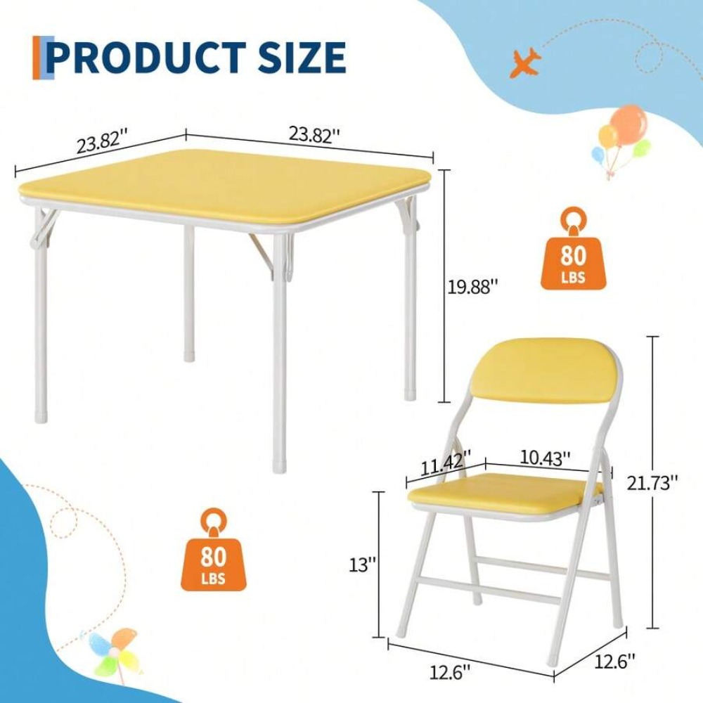 Foldable Square Table and Chai - Outdoor Indoor Camping review and price