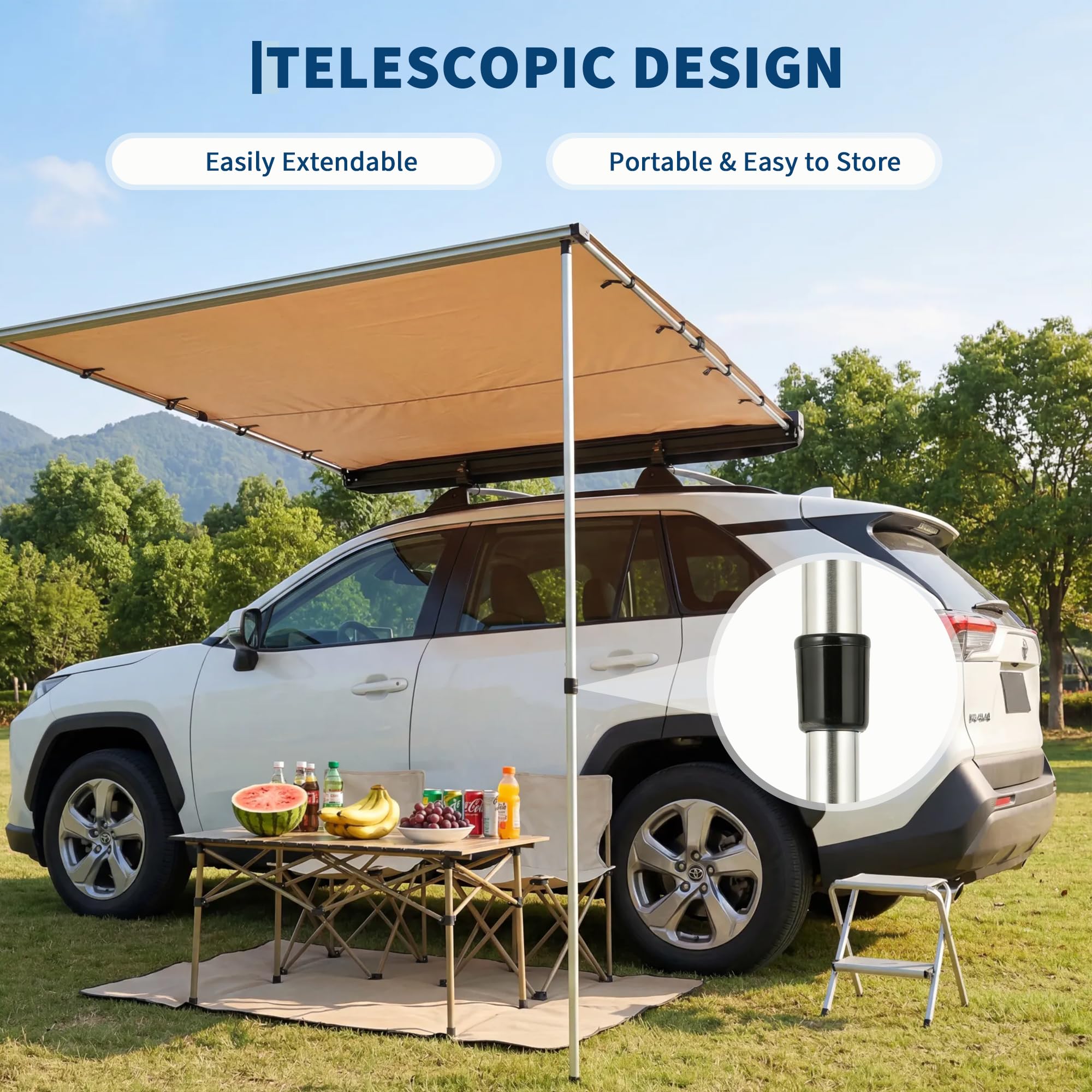 SUV Truck Van Roof Rack Awning - Outdoor Camping Vehicle review and price